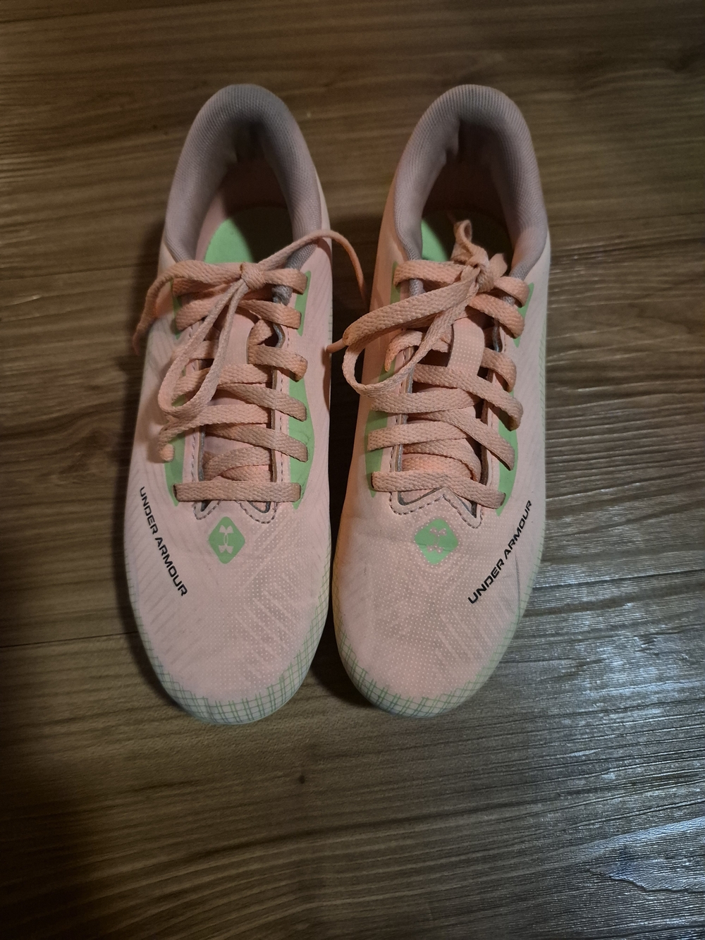 Under Armour Kids' Pink Athletic Sneakers Size 3.5Y